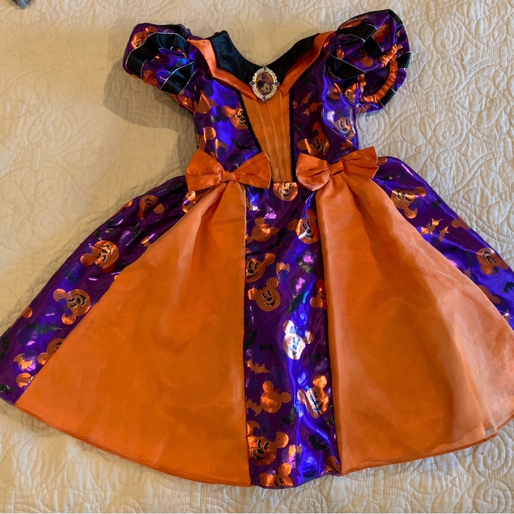 Disney Kids Halloween Pumpkin Costume - Orange and Purple